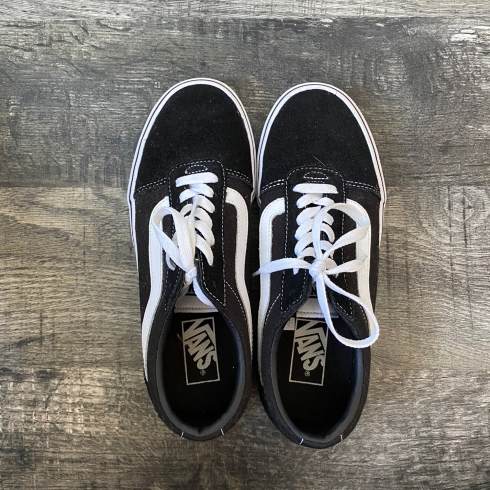 Black and white Van sneakers